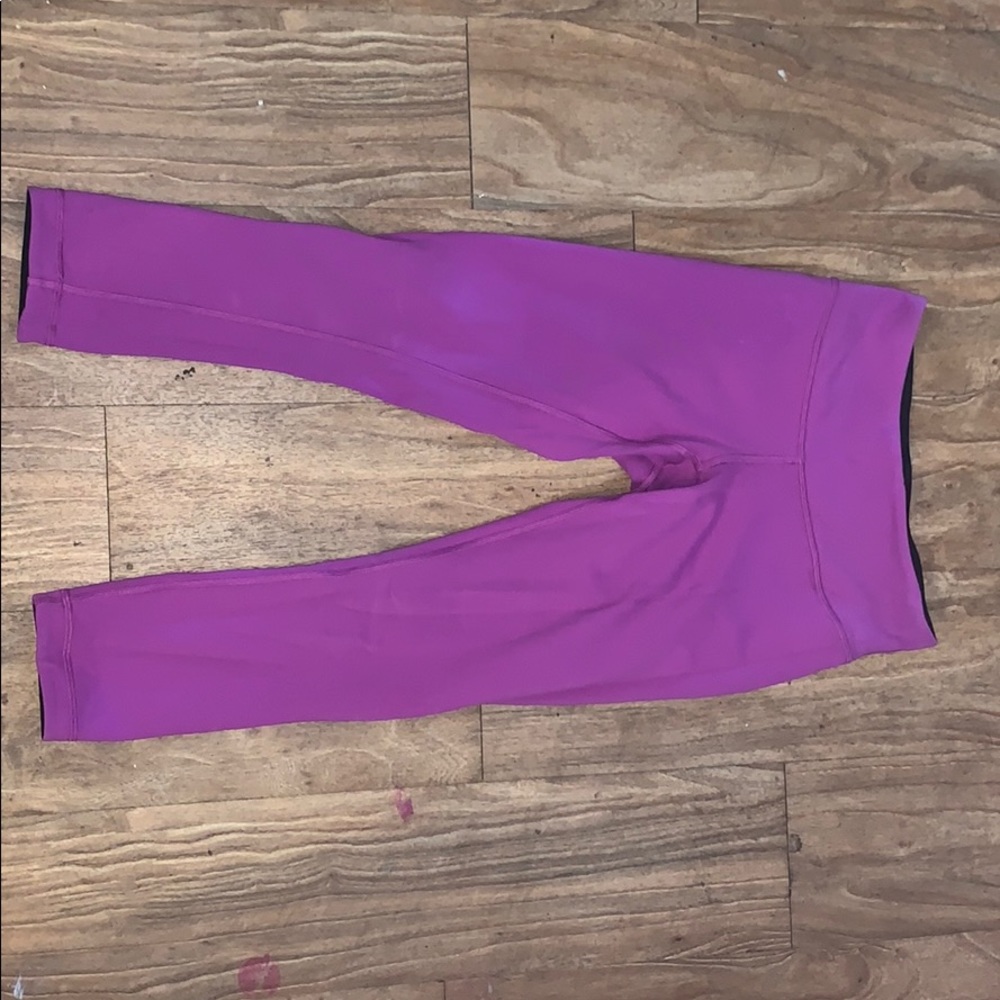 Lululemon cropped reversible leggings